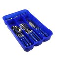 Gibson Gibson 69561.24 24 Piece Casual Living Flatware Set; Blue 69561.24